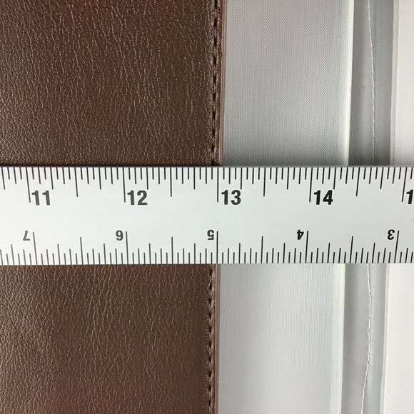 Montana West Satchel Vegan Leather Handbag (Large Size) Brown - Picture 6 of 12